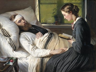 جندي دنماركي مصاب بواسطة Elisabeth Jerichau-Baumann