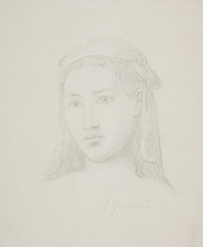 رأس أنثى بواسطة Elisabeth Jerichau-Baumann