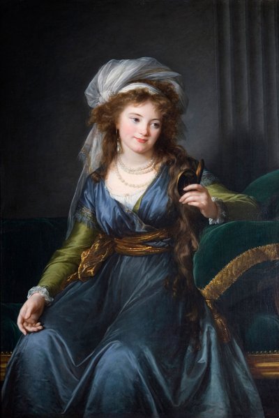 صورة للكونتيسة ييكاترينا سكافرونسكايا ، ني فون إنجلهاردت 1761-1829 بواسطة إليزابيث لويز فيجي ليبرون