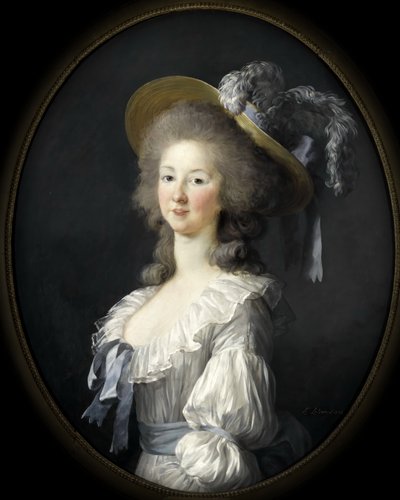 صورة ماري لويز من سافوي 1749-1792 ، أميرة لامبال بواسطة إليزابيث لويز فيجي ليبرون