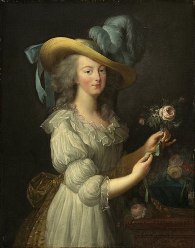 صورة الملكة ماري أنطوانيت من فرنسا 1755-1793 ، بعد 1783. بواسطة إليزابيث لويز فيجي ليبرون