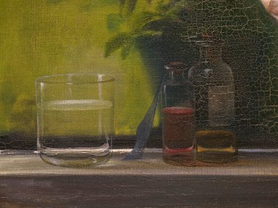 جندي دنماركي جريح، التفاصيل بواسطة إليزابيث ماريا آنا جيريشاو بومان