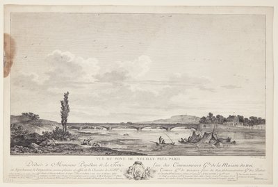 عرض على Pont de Neuilly (منظر Pont de Neuilly بالقرب من باريس) بواسطة بعد لويس غابرييل مورو