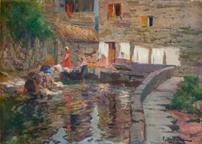 غسالة النساء ، بونتيفيدرا ، c1904 بواسطة Eliseo Meifren y Roig