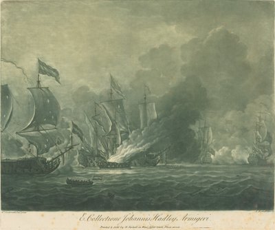 مشهد الشحن من مجموعة جون هادلي ، 1720. بواسطة إليشا كيركال