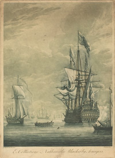 مشهد الشحن من مجموعة ناثانيال بلاكيربي ، 1720. بواسطة إليشا كيركال