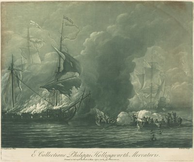 مشهد الشحن من مجموعة فيليب هولينجورث ، 1720. بواسطة إليشا كيركال