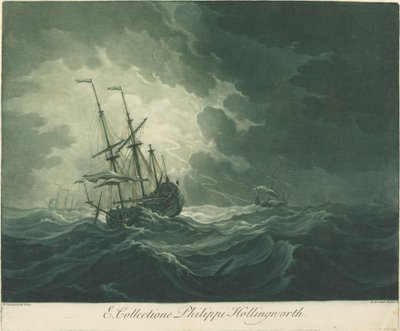 مشهد الشحن من مجموعة فيليب هولينجورث ، 1720. بواسطة إليشا كيركال