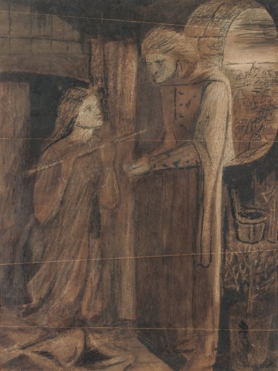 كاتب سوندرز (ألوان مائية مع صمغ عربي وكشط ، على ورق) بواسطة إليزابيث إليانور سيدال