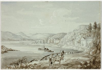 على نهر الراين (الصفحة اليمنى) ، والأم والطفل (ظهر) بواسطة إليزابيث موراي