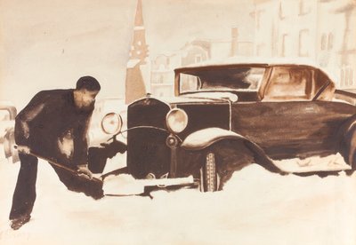 حفر خارج السيارة ، 1934. بواسطة إليزابيث ر.ديوي