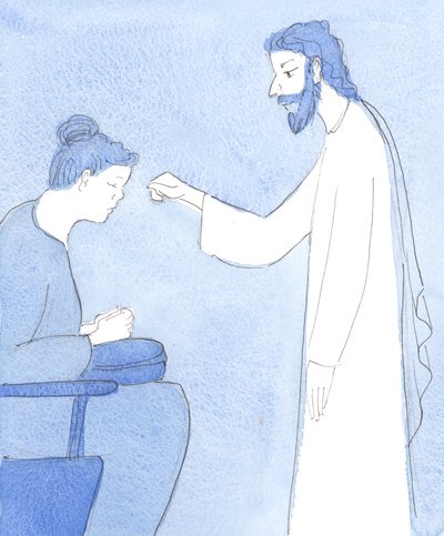 يباركنا المسيح ويمنحنا السلام والأمن ، 2004 (بدون ورق على الورق) بواسطة إليزابيث وانج
