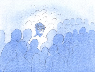 يحب المسيح أن يأتي إلى قلوب المحبة في المناولة المقدسة. القلوب المرّة والحاقدة تجعله يشعر كما شعر في آلامه المقدسة ، 2002 (w - c على الورق) بواسطة إليزابيث وانج
