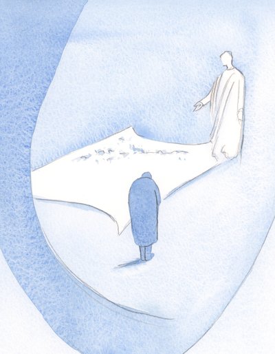 أوضح أن ثوبي الممزق - من خلال تعرضه لبصره - سيصبح نظيفًا. سيكون "ثوب الزفاف". ، 2000 (بدون ورق على ورق) بواسطة إليزابيث وانج