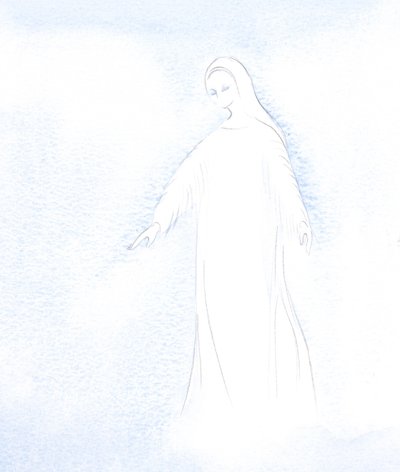لقد أعطيت لمحة عن كرامة أمنا القديسة مريم والمجد الذي تتلقاه الآن في السماء. ، 2001 (w - c على الورق) بواسطة إليزابيث وانج