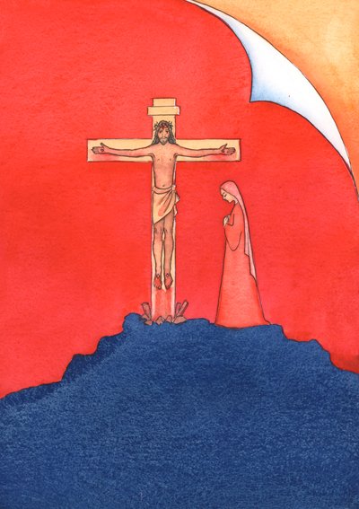 هؤلاء أصدقاء المسيح اليوم الذين لا يمكن إزعاجهم للذهاب إلى القداس يتصرفون مثل أصدقاء المسيح ، منذ زمن بعيد ، الذين هربوا عندما تم القبض على المسيح وصلبه. ، 2004 (w - c على الورق) بواسطة إليزابيث وانج