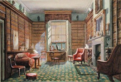 غرف الاستشارات في شارع رودني رقم 2 ، ليفربول ، حوالي عام 1830 (ألوان مائية على ورق) بواسطة إلين بيكرستافيه