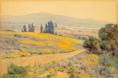 المناظر الطبيعية لربيع كاليفورنيا ، كاليفورنيا. 1920. بواسطة إلمر السمان