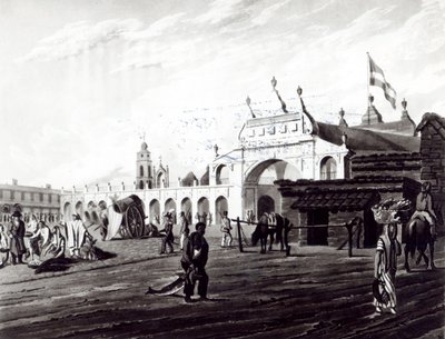 مكان السوق ، نقش دانيال هافيل (1785-1826) 1820 بواسطة Emeric Essex Vidal