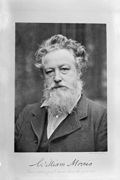 صورة ويليام موريس ، كاليفورنيا 1887. بواسطة ايمري ووكر