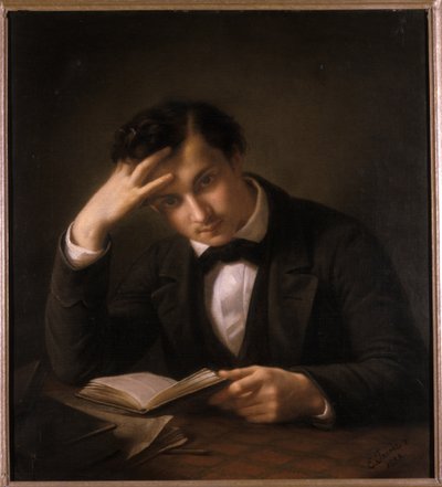 طالب شاب ، 1858 بواسطة اميل جاكوبس