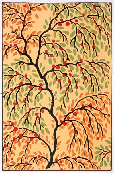 باقات وأوراق الشجر حوالي عام 1925 (لون ليثو) بواسطة إميل ألين صغي