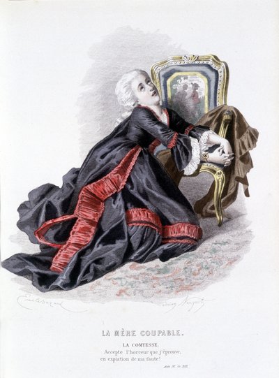 العمل الكامل من قبل Beaumarchais (1732-1799) بواسطة Edouard Fournier ، Ed. Laplace ، Sanchez et Cie ، Paris 1876 (نقش) بواسطة إميل أنطوان بايارد