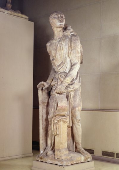 بلاغة ، نموذج للنصب التذكاري للجنرال كارلوس ماريا دي ألفير (1788-1852) (جص) بواسطة إميل أنطوان بورديل