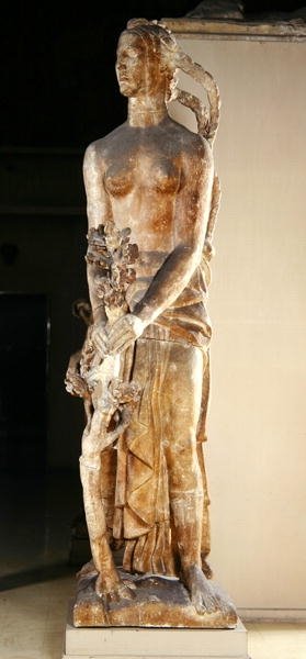الحكمة ، نموذج النصب التذكاري للجنرال كارلوس ماريا دي ألفير (1788-1852) (جص) بواسطة إميل أنطوان بورديل