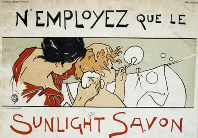 استخدم فقط صابون Sunlight ، الأم تقوم بغسل مرحاض طفلها وغسيلها - بواسطة Berchmans ، أواخر القرن التاسع عشر بواسطة إميل بيرشمانز