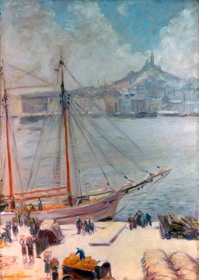 رصيف مرسيليا ، 1929 بواسطة اميل برنارد