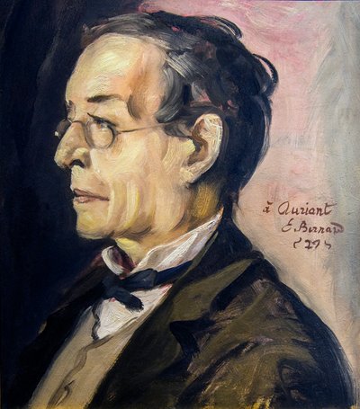 صورة شخصية لكاتب وكاتب عمود بول لوتود (1872-1956). لوحة إيميل برنارد (1868-1941) - زيت على ورق مقوى ارتفاع: 48 سم ؛ L: 41 سم - متحف كالفيت ، أفينيون بواسطة اميل برنارد