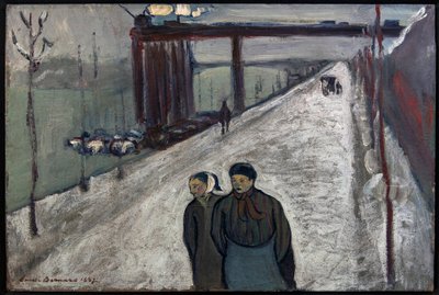Quai de Clichy - 1887 (زيت على قماش) بواسطة اميل برنارد