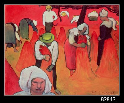 حصاد الحنطة السوداء ، 1888 بواسطة اميل برنارد