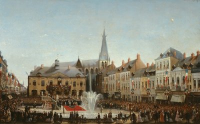 حفل افتتاح مياه ليس في توركوينج عام 1863 ، 1864 بواسطة Emile Defrenne