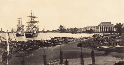 منظر لتأسيس إمبراطوريات Messageries ، 1866. بواسطة إميل جسيل