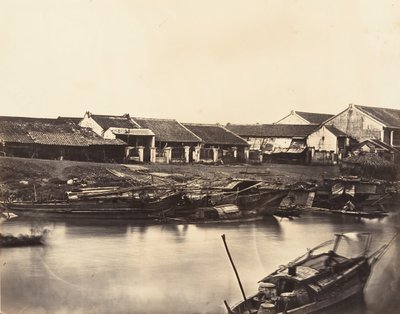 منظر لصحيفة Cholen City الصينية رقم 4 ، 1866. بواسطة إميل جسيل