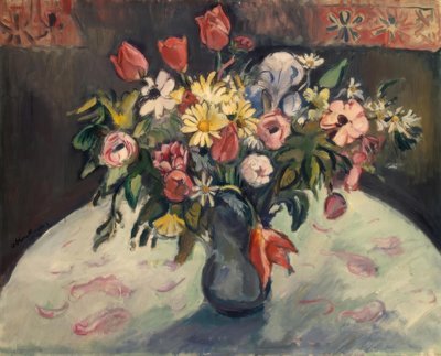 Blumen (Tulpen und Gänseblümchen) بواسطة إميل أوتون فريزز
