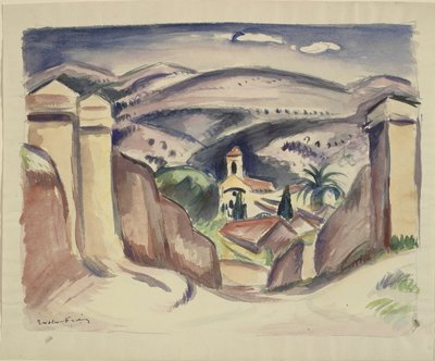 مدخل كاسيس ، ويسمى أيضًا برج كنيسة كاسيس بواسطة Emile Othon Friesz