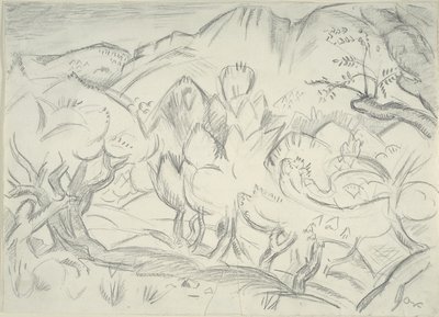 المناظر الطبيعية ، كاسيس بواسطة Emile Othon Friesz