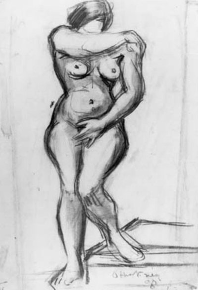 عارضة الأزياء الدائمة في الوجه ، كروكيز. بواسطة Emile Othon Friesz