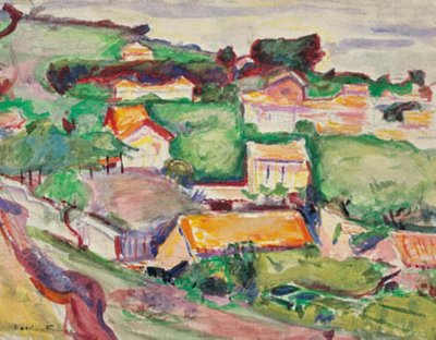 عرض نحو قرية بواسطة Emile Othon Friesz