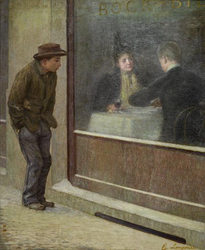تأملات لرجل جائع أو تناقضات اجتماعية ، 1894. بواسطة إميليو لونجوني