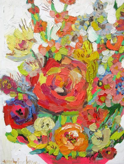 رجل لامع, 2017 (زيت على قماش) بواسطة إميلي فوكس كينغ