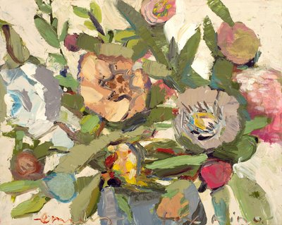 كفاح لا نهاية له، 2020 (زيت على قماش) بواسطة إميلي فوكس كينغ