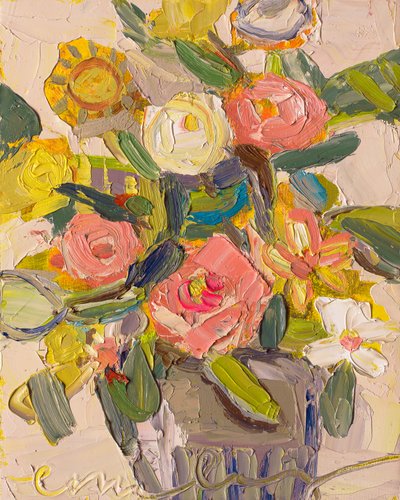 كارما، 2021 (زيت على قماش) بواسطة إميلي فوكس كينغ