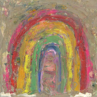 قوس قزح، 2021 (زيت على قماش) بواسطة إميلي فوكس كينغ