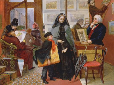 دراسة لـ "بدون اسم ولا صديق" ، حوالي 1857 (زيت على لوح) بواسطة إميلي ماري أوزبورن