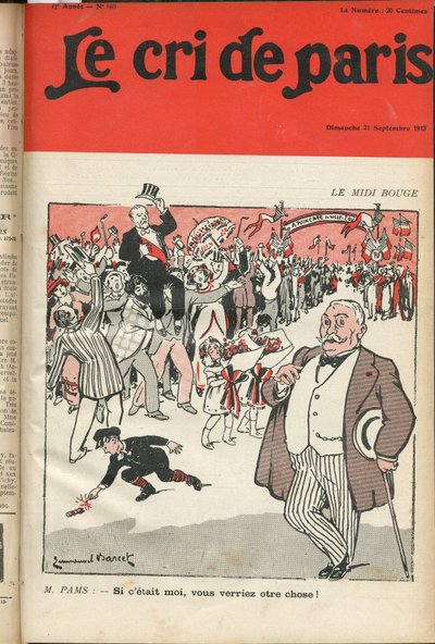 غلاف "" Le Cri de Paris "" بواسطة إيمانويل باركيت