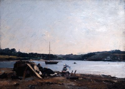 مصب النهر ، 1868. بواسطة إيمانويل لانسير